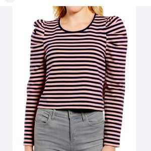 NWOT Rebecca Minkoff Talia striped top. Medium.